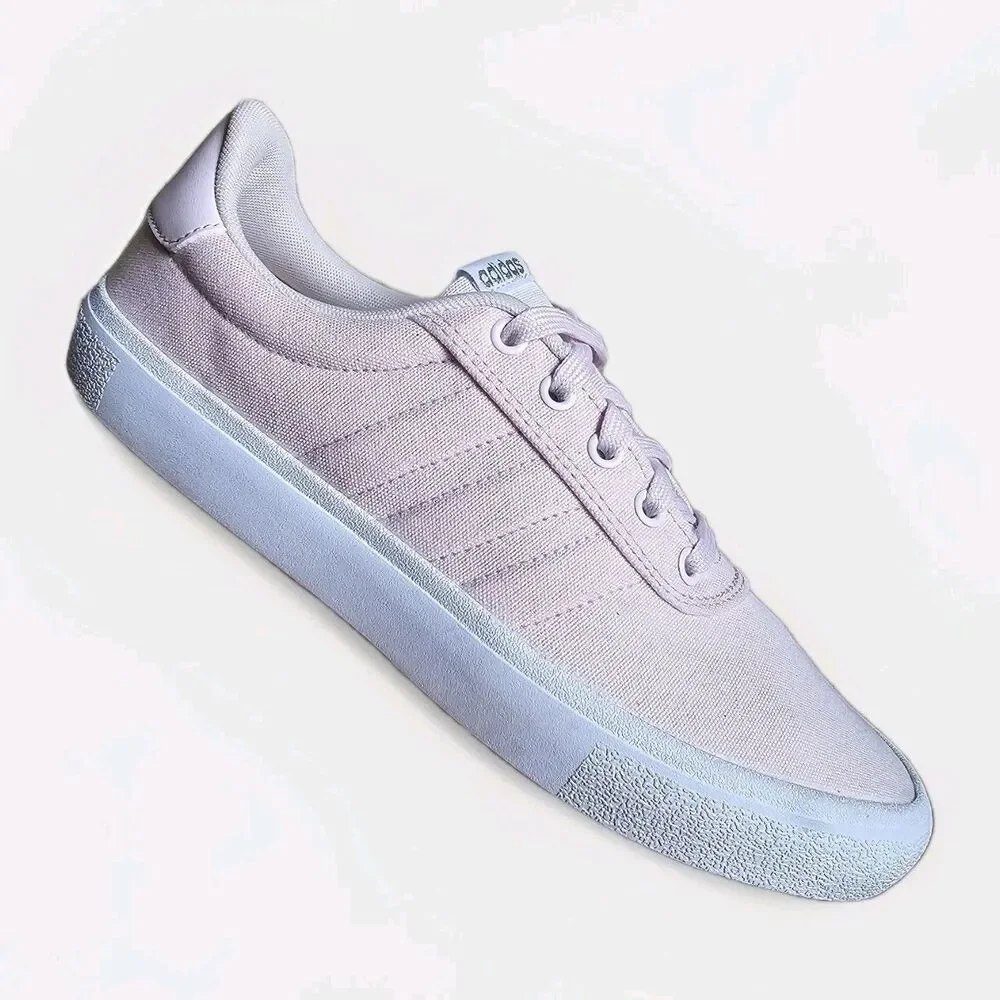 adidas Women's Vulc Raid3r Skate Shoe Sneakers Pink/White Size 9.5